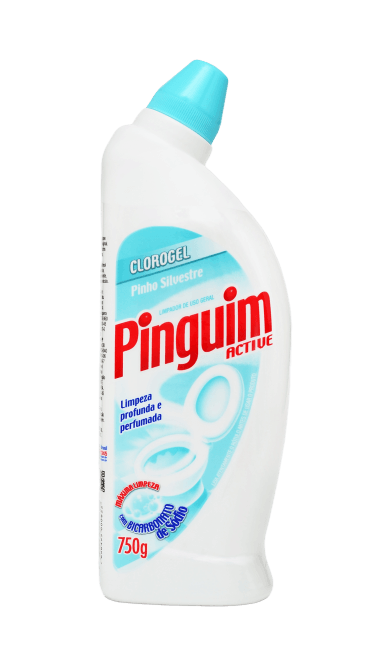 Higienizador sanitário PINGUIM ACTIVE GEL pinho 750g