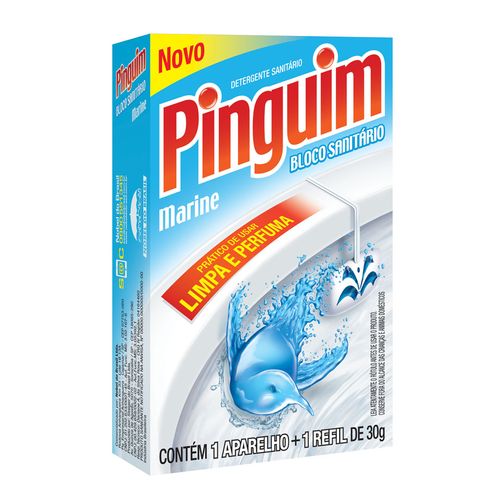 Bloco sanitário PINGUIM marine com aparelho 30g
