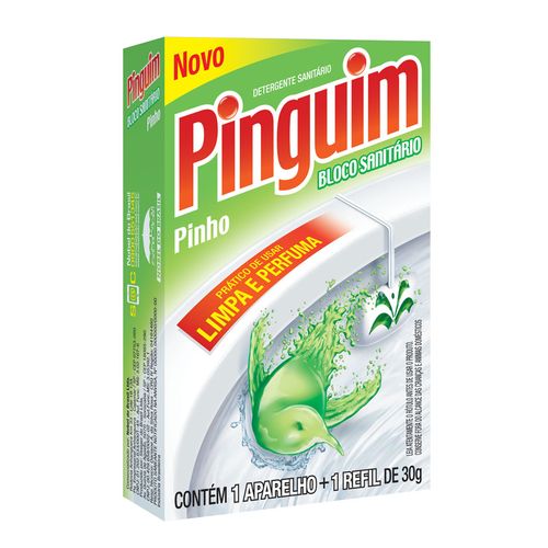 Bloco Sanitário PINGUIM pinho com aparelho 30g