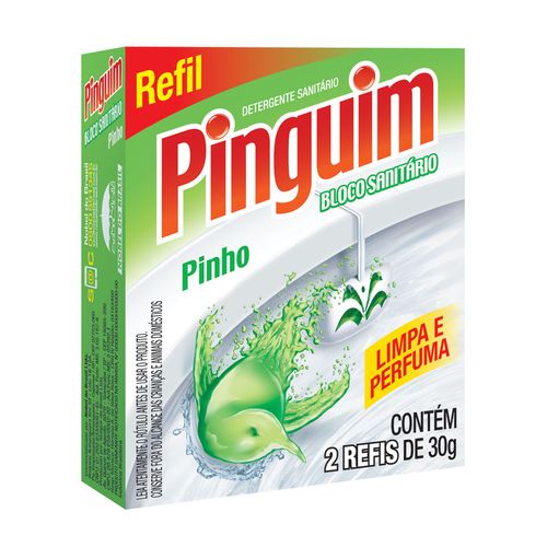 Bloco sanitário PINGUIM pinho refil 60g