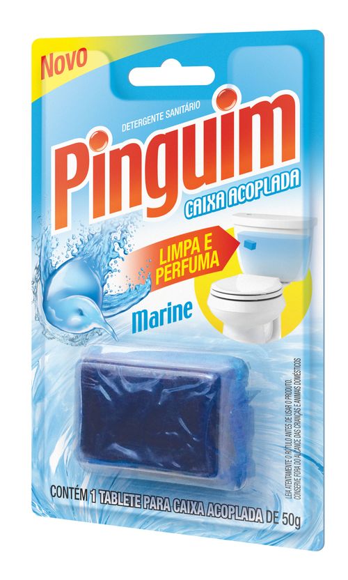 Higienizador sanitário PINGUIM marine caixa acoplada 50g
