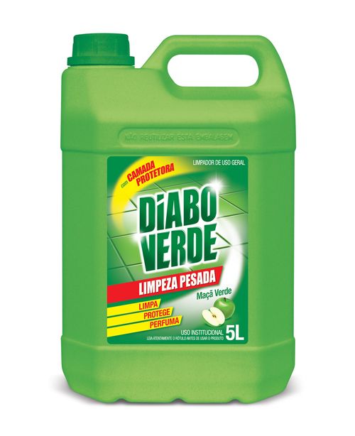 Limpeza pesada DIABO VERDE maçã verde 5 Litros