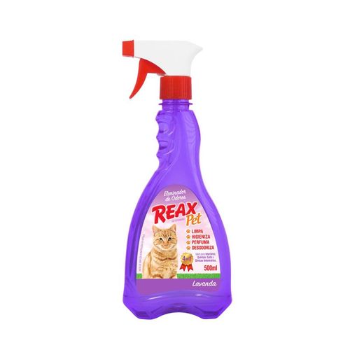 Eliminador de odores para gatos REAX PET lavanda gatilho 500ml