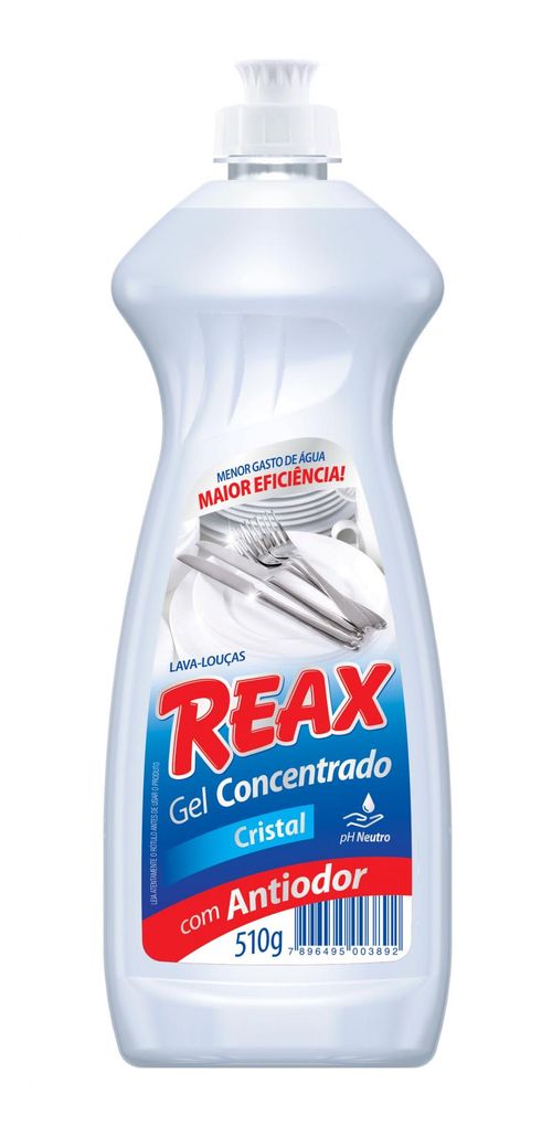 Detergente em Gel Concentrado REAX Cristal 510g