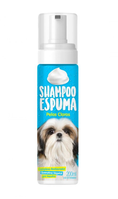 Shampoo Espuma NOBEL PETCARE Pelos Claros 200ml