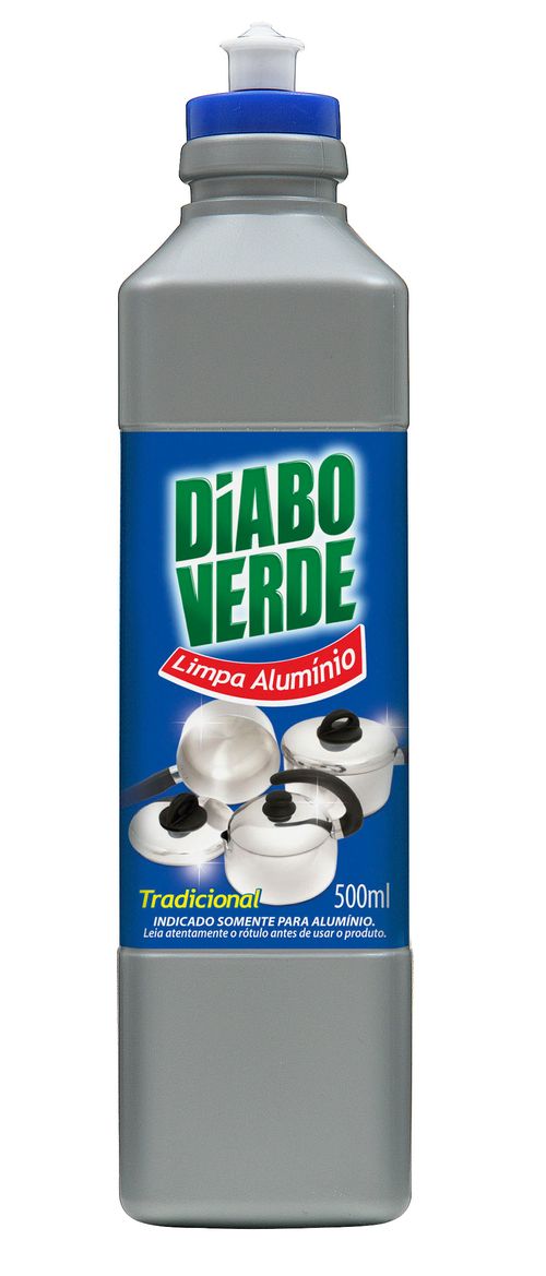 Limpa alumínio DIABO VERDE tradicional 500ml