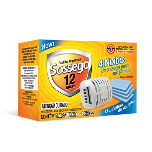 Inseticida elétrico bivolt SOSSEGO 265g