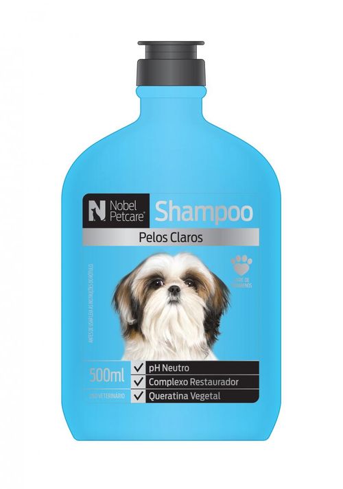 Shampoo NOBEL PETCARE Pelos Claros 500ml