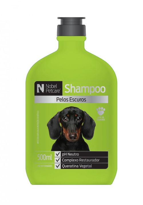 Shampoo NOBEL PETCARE Pelos Escuros 500ml