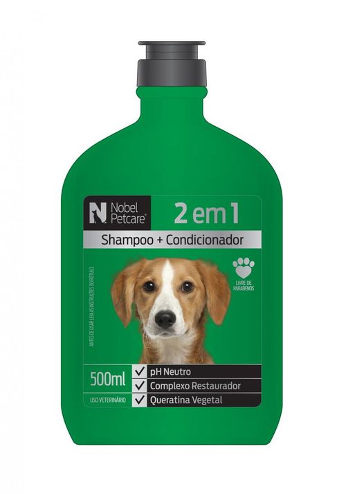 Shampoo 2 em 1 NOBEL PETCARE 500ml