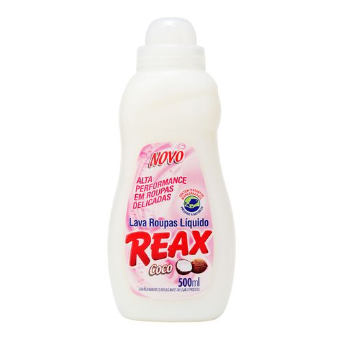 Lava roupas líquido Reax coco 500ml